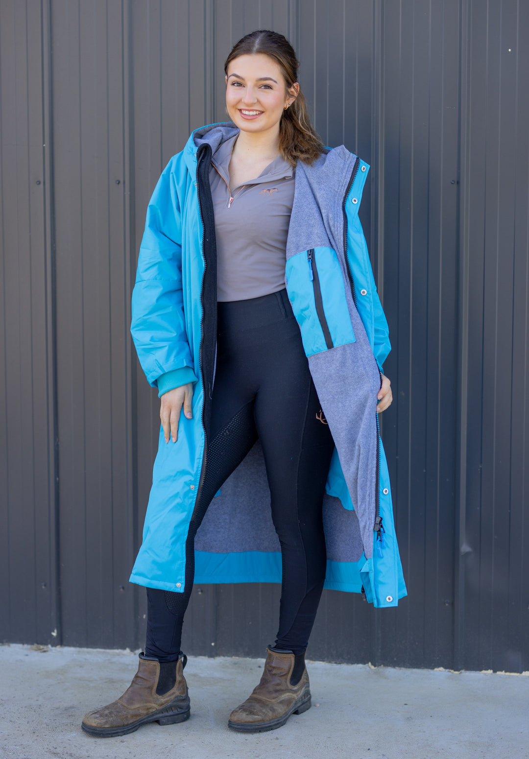 Saddle Co Equi-Hoodie ‘Pro Lite’ - Sky Blue *DISCONTINUED COLOUR*