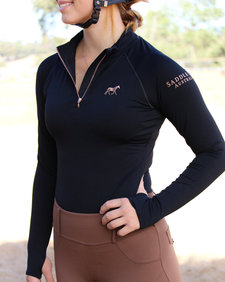 Saddle Co Signature Base Layer - Black - DISCONTINUED
