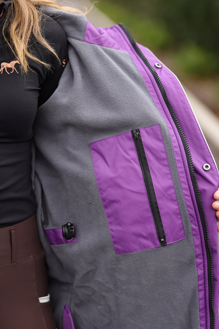 Saddle Co Equi-Hoodie ‘Pro Lite’ - Purple Plum