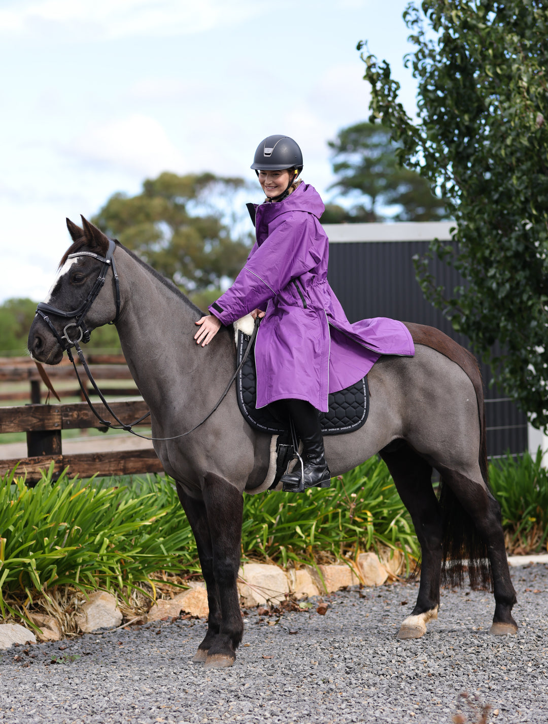 Saddle Co Equi-Hoodie ‘Pro Lite’ - Purple Plum