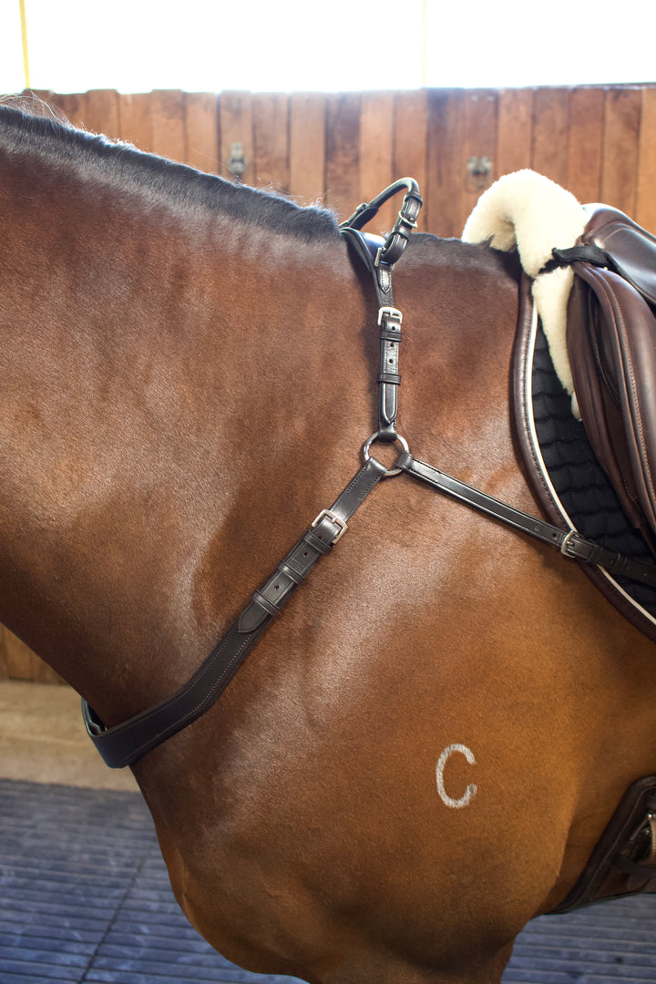 Saddle Co Balance Breastplate™- Havana Brown