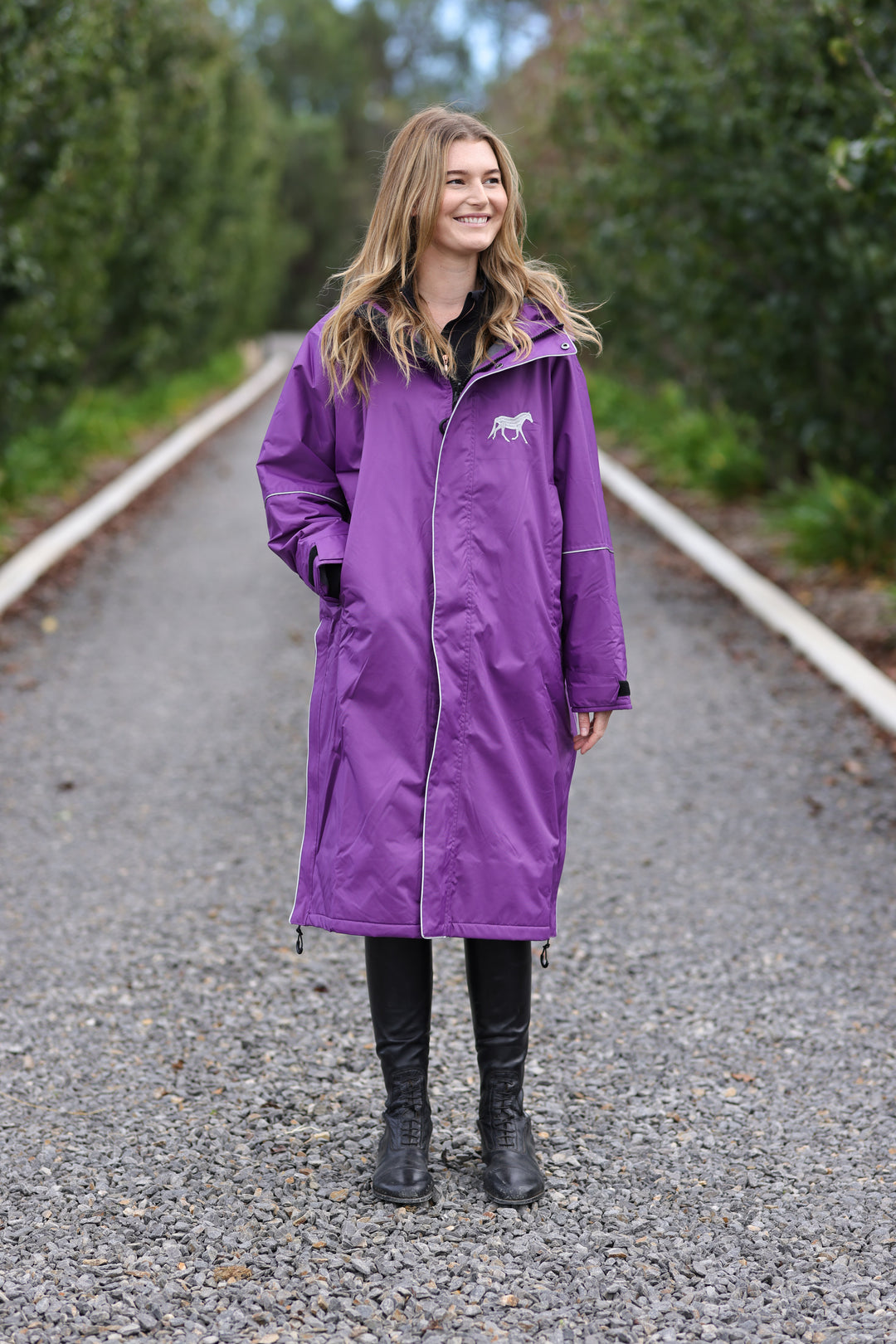 Saddle Co Equi-Hoodie ‘Pro Lite’ - Purple Plum