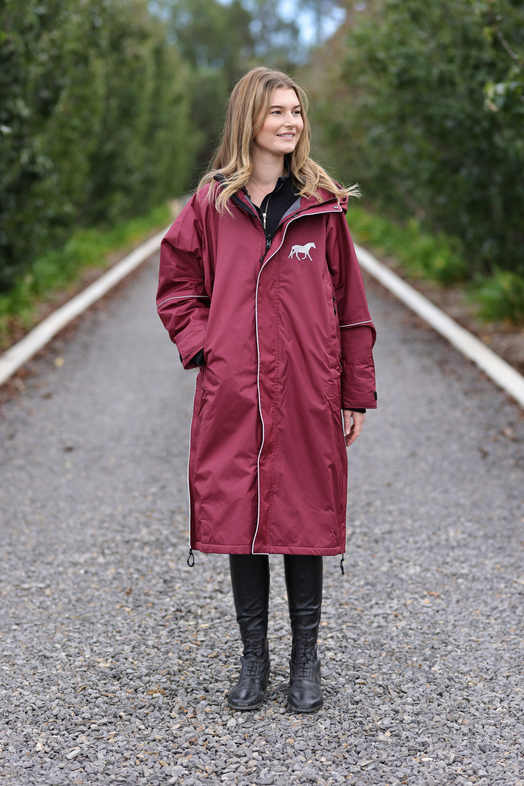 Saddle Co Equi-Hoodie ‘Pro Lite’ - Deep Red