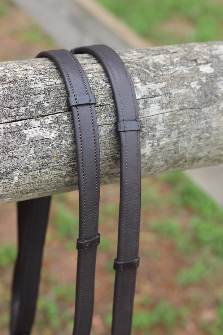 ‘Star’ Hanoverian Bridle With Reins - Havana Brown