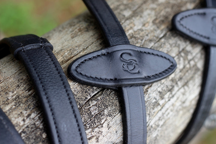 ‘Star’ Hanoverian Bridle With Reins - Black