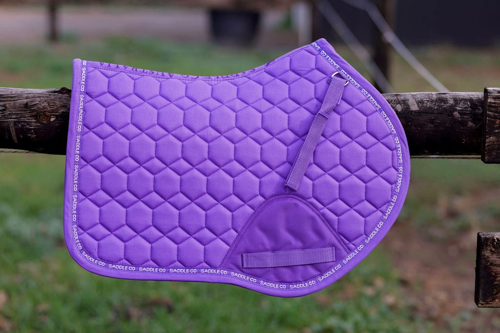 Saddle Co Revere Saddle Pad -Imperial Purple