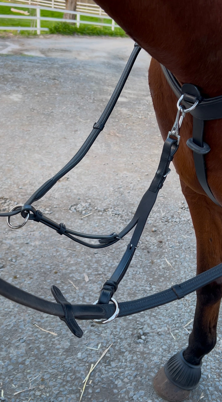 Leather Martingale Clip on Ring Attachment (PREORDER)