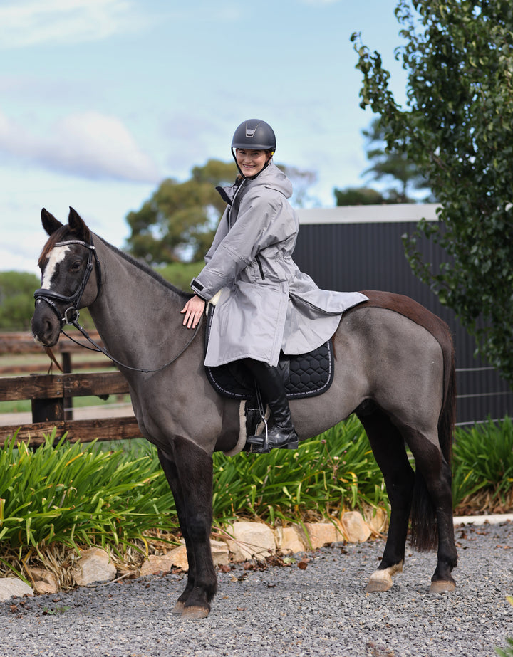 Saddle Co Equi-Hoodie ‘Original’ - Silver Frost