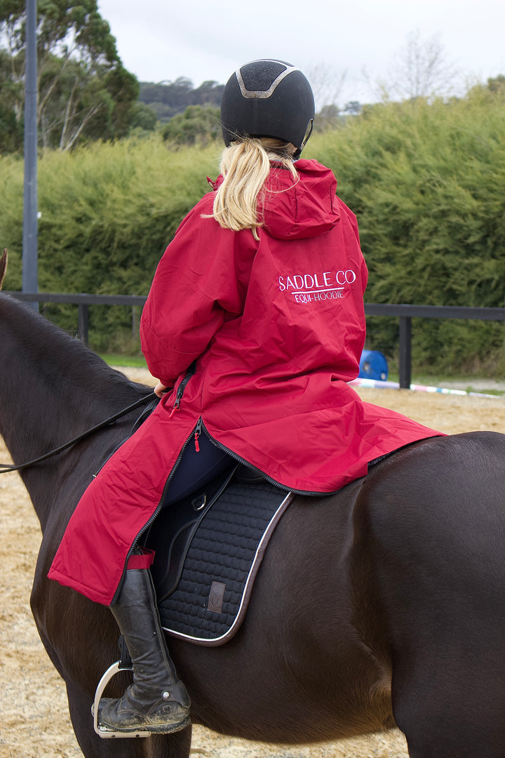 Saddle Co Equi-Hoodie ‘Original’ - Berry Maroon