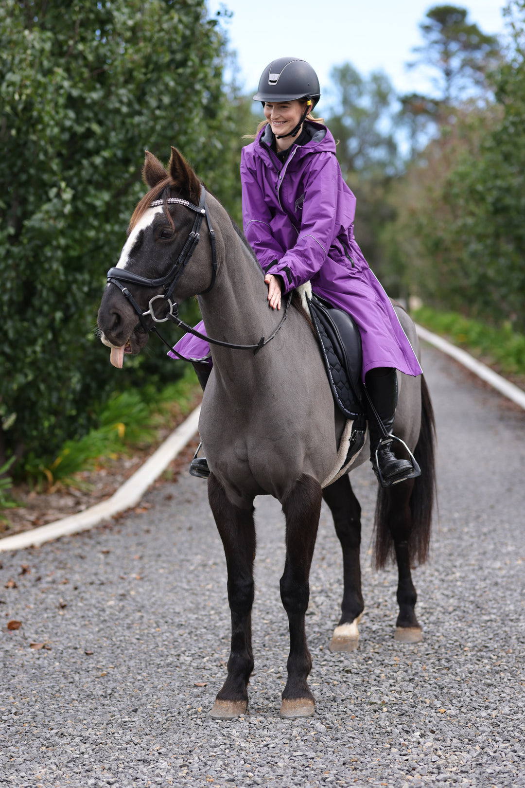 Saddle Co Equi-Hoodie ‘Pro Lite’ - Purple Plum