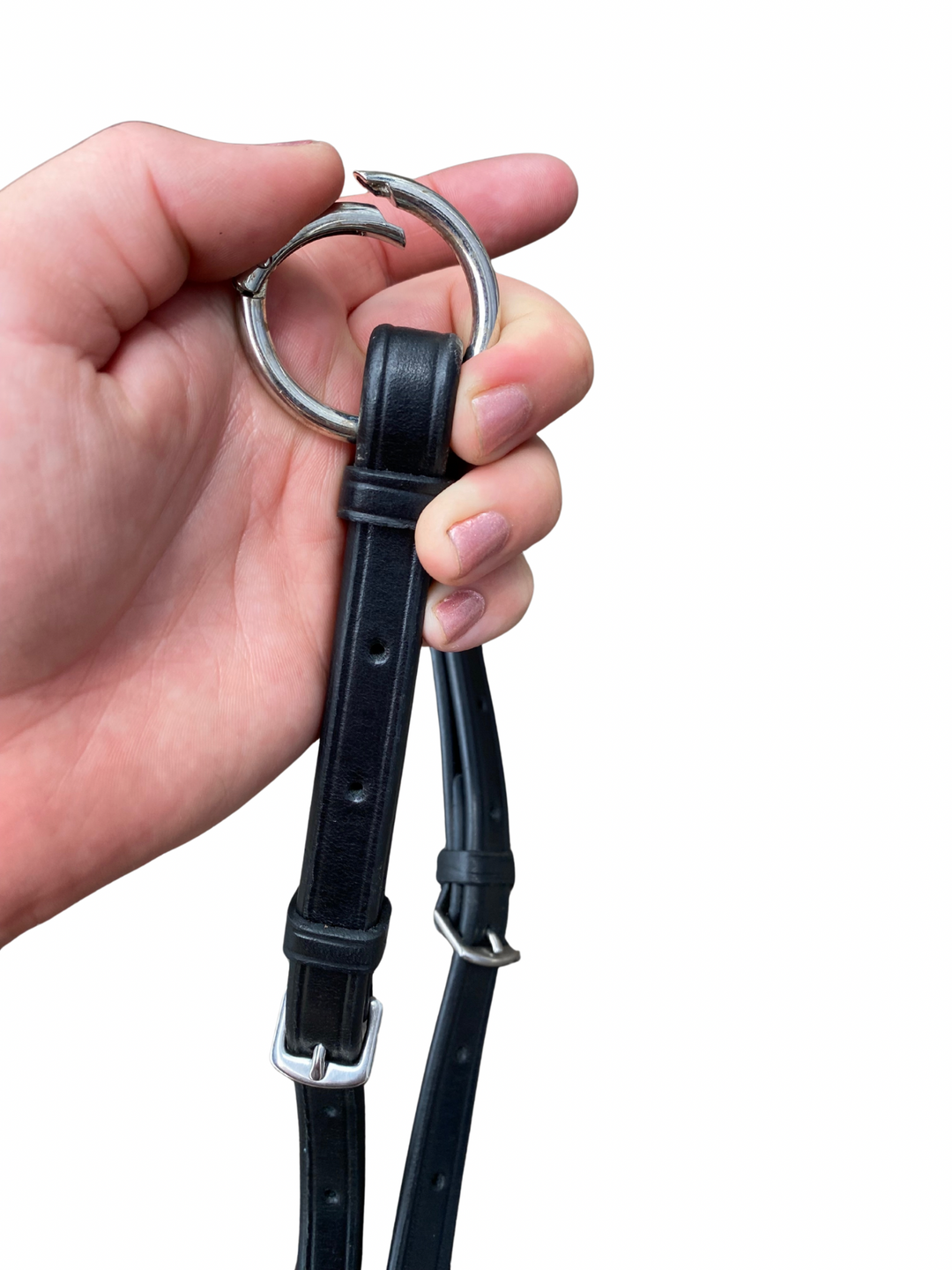 Leather Martingale Clip on Ring Attachment