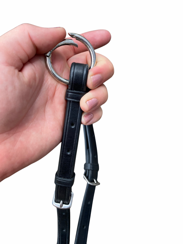 Leather Martingale Clip on Ring Attachment