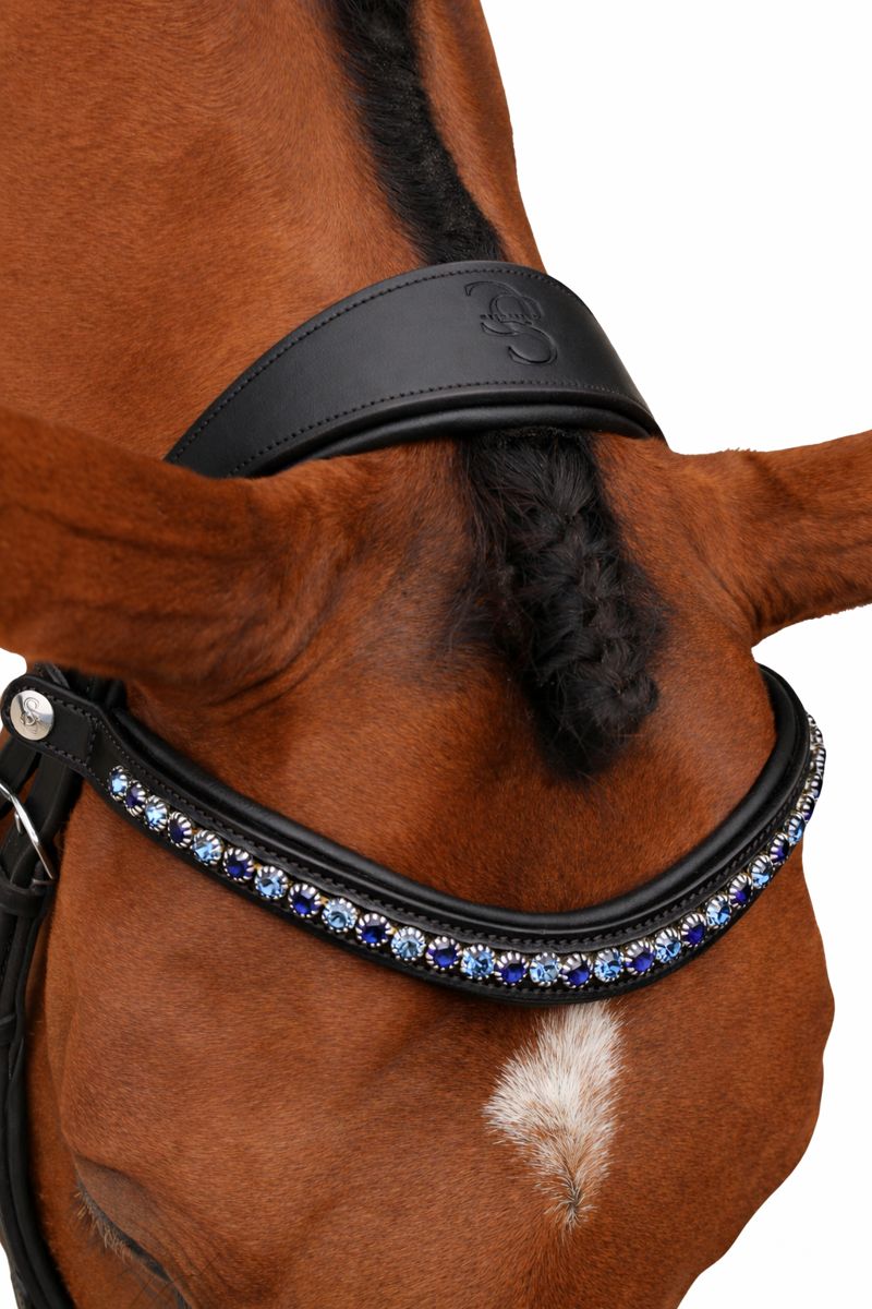 MickLux Bridle with Reins - Black