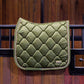 Limited Edition Luxury Saddle Pad - Olive - Dressage