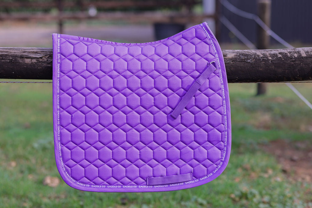 Saddle Co Revere Saddle Pad -Imperial Purple