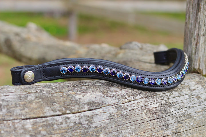 Easy-Click Browband - Blue Topaz