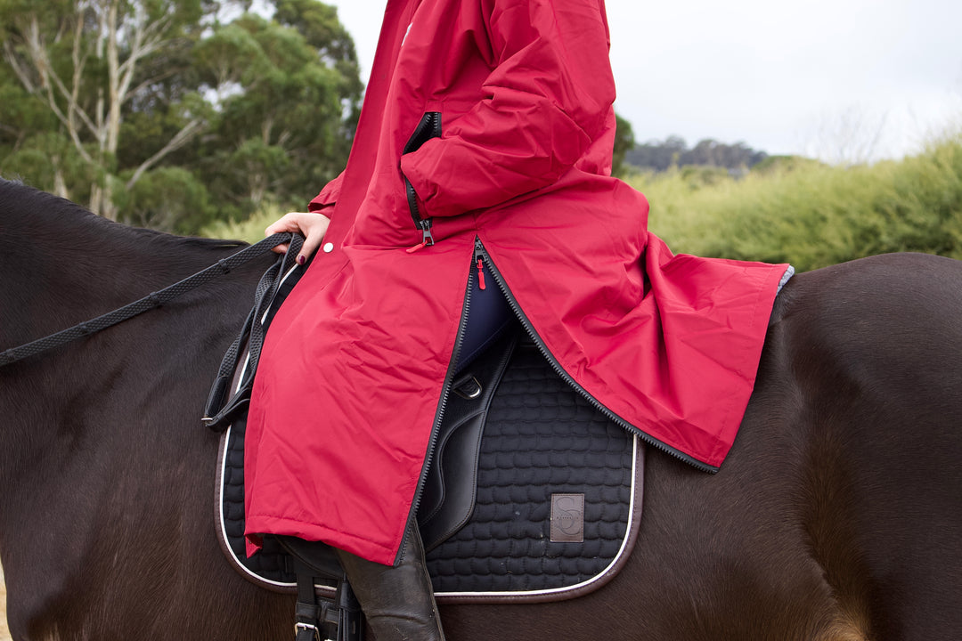 Saddle Co Equi-Hoodie ‘Original’ - Berry Maroon