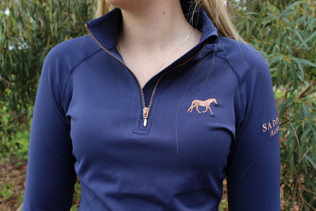 Saddle Co Coastal Signature Base Layer  - Navy