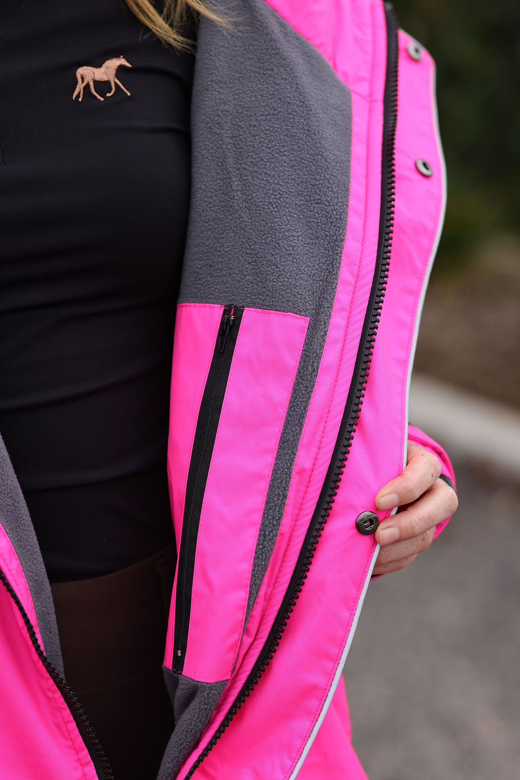 Saddle Co Equi-Hoodie ‘PRO LITE’ -  Taffy Pink