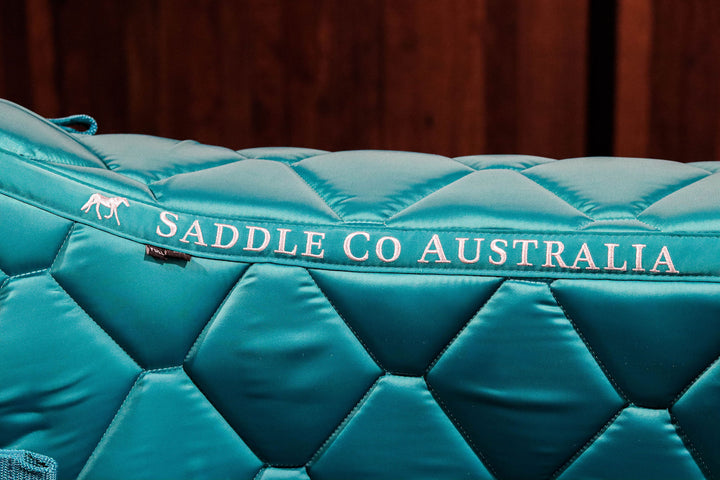 Limited Edition Luxury Saddle Pad - Dressage - Ocean