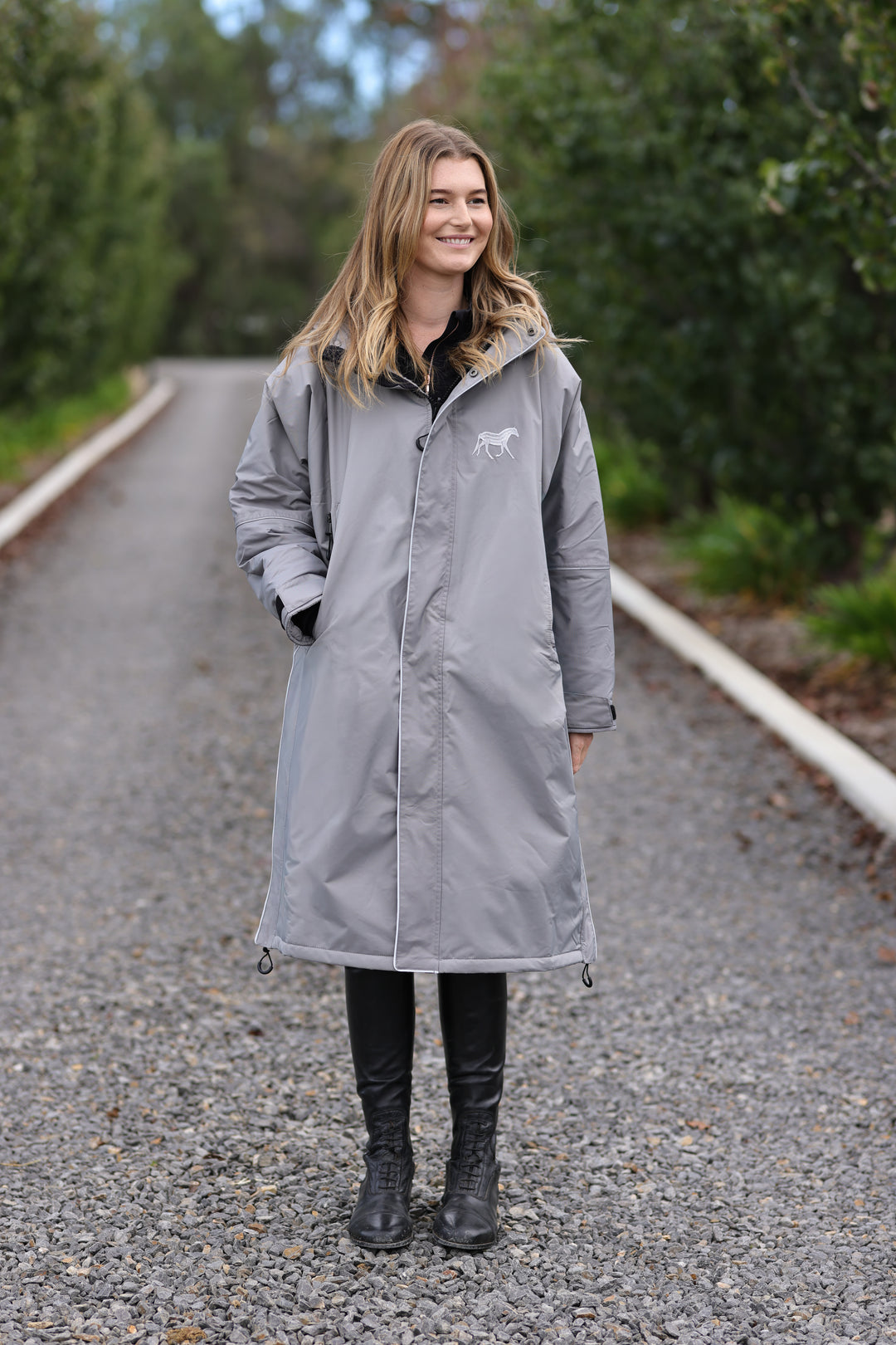 Saddle Co Equi-Hoodie ‘Original’ - Silver Frost