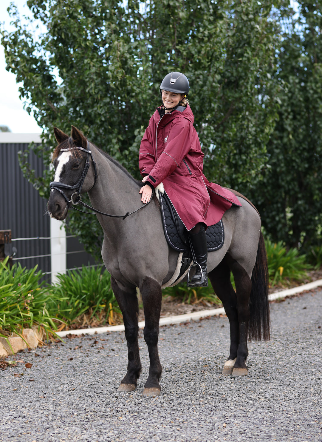 Saddle Co Equi-Hoodie ‘Pro Lite’ - Deep Red