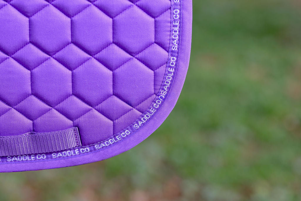 Saddle Co Revere Saddle Pad -Imperial Purple