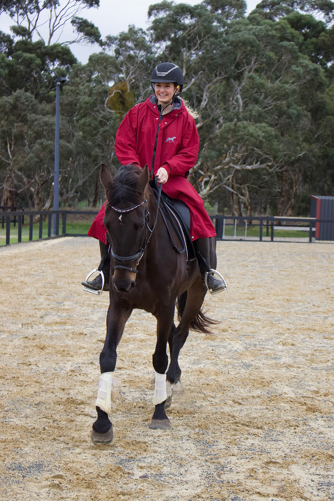 Saddle Co Equi-Hoodie ‘Original’ - Berry Maroon