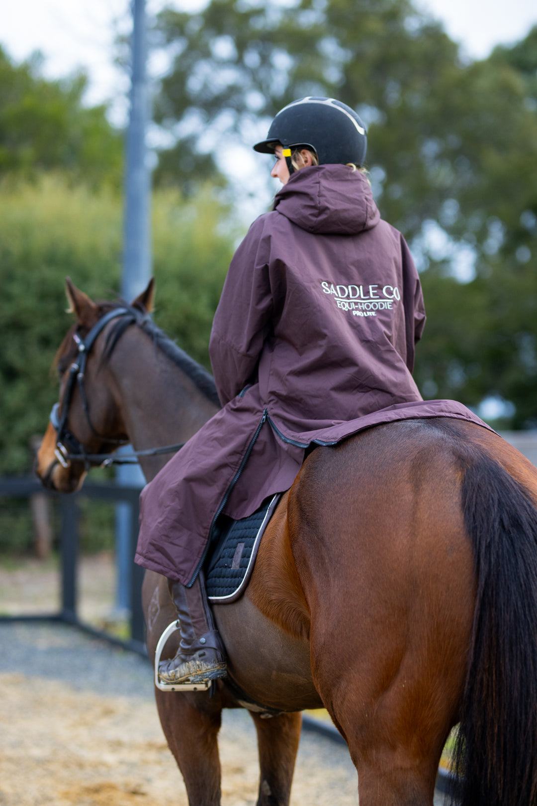 Saddle Co Equi-Hoodie ‘Pro Lite’ - Chocolate