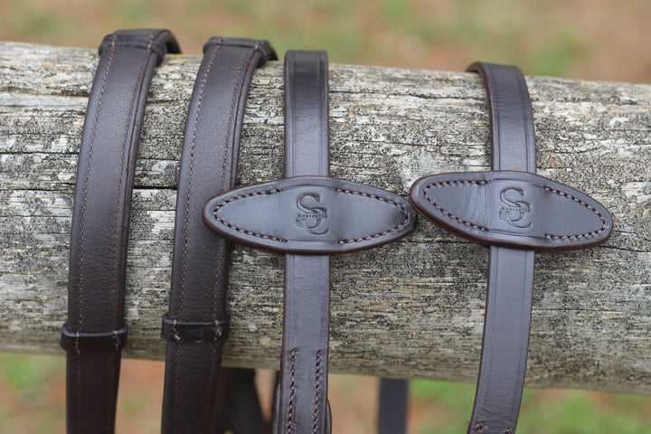 ‘Star’ Hanoverian Bridle With Reins - Havana Brown