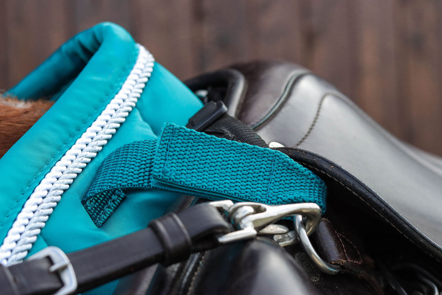 Limited Edition Luxury Saddle Pad - Jump - Ocean