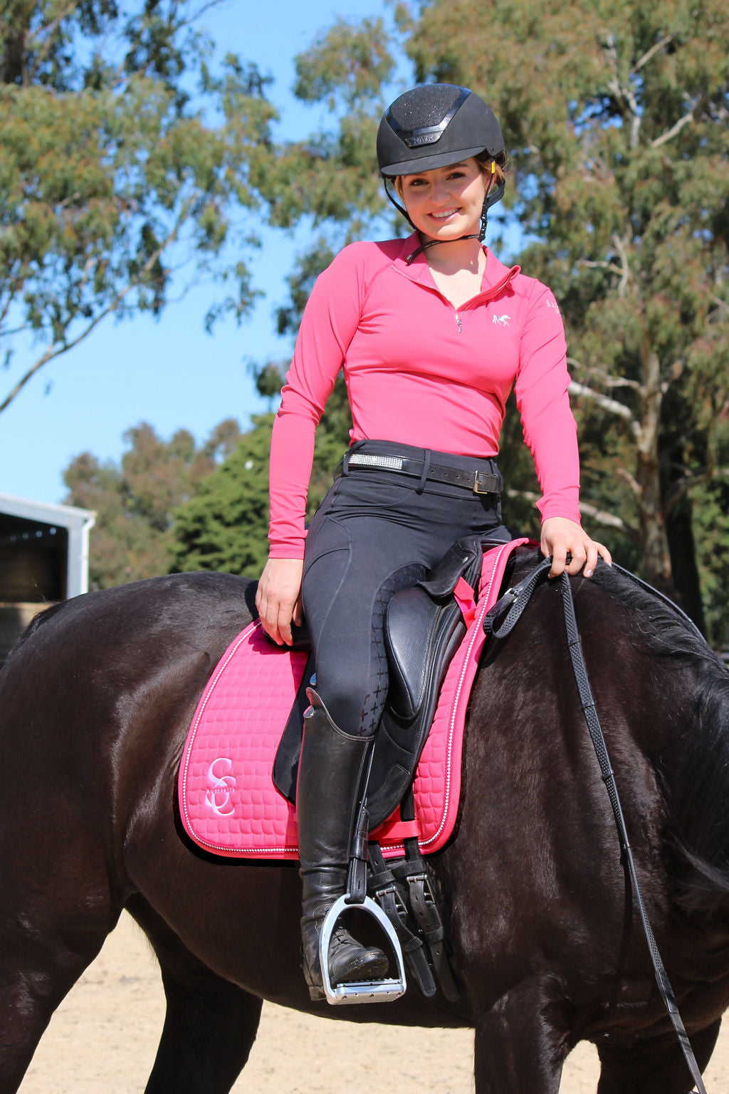 Saddle Co PINK Saddle Pad - Dressage