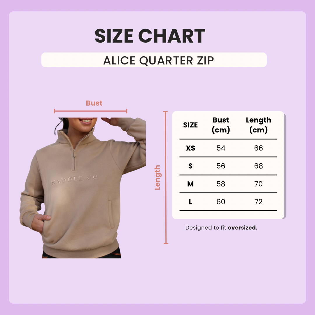 ‘Alice’ Quarter Zip Sweater - Toffee