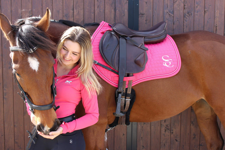 Saddle Co PINK Saddle Pad - Jump