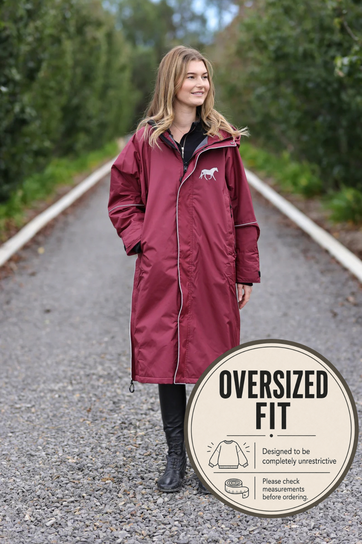Saddle Co Equi-Hoodie ‘Pro Lite’ - Deep Red