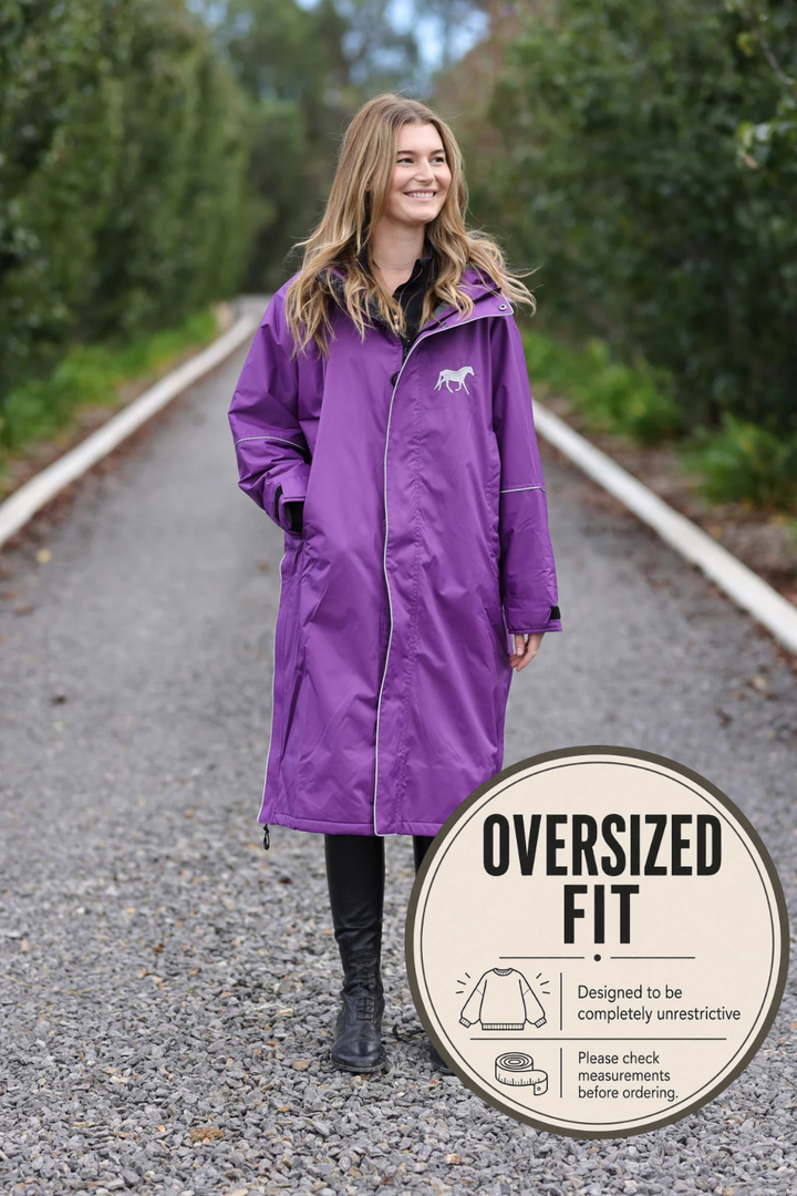 Saddle Co Equi-Hoodie ‘Pro Lite’ - Purple Plum