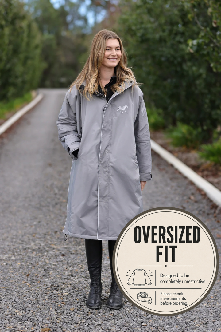 Saddle Co Equi-Hoodie ‘Original’ - Silver Frost