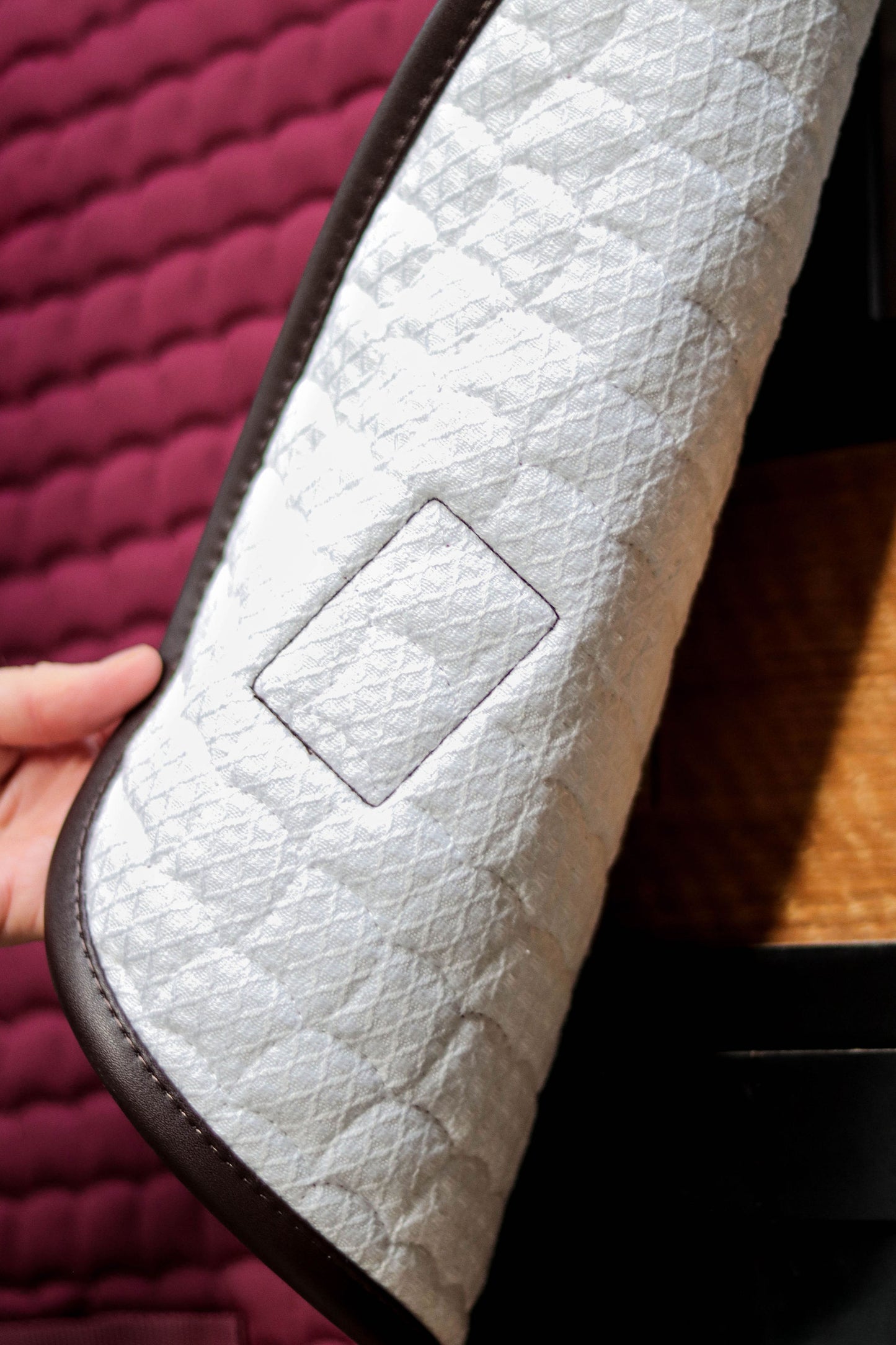 Saddle Co - ‘Lite’ Saddle Pad Merlot JUMP
