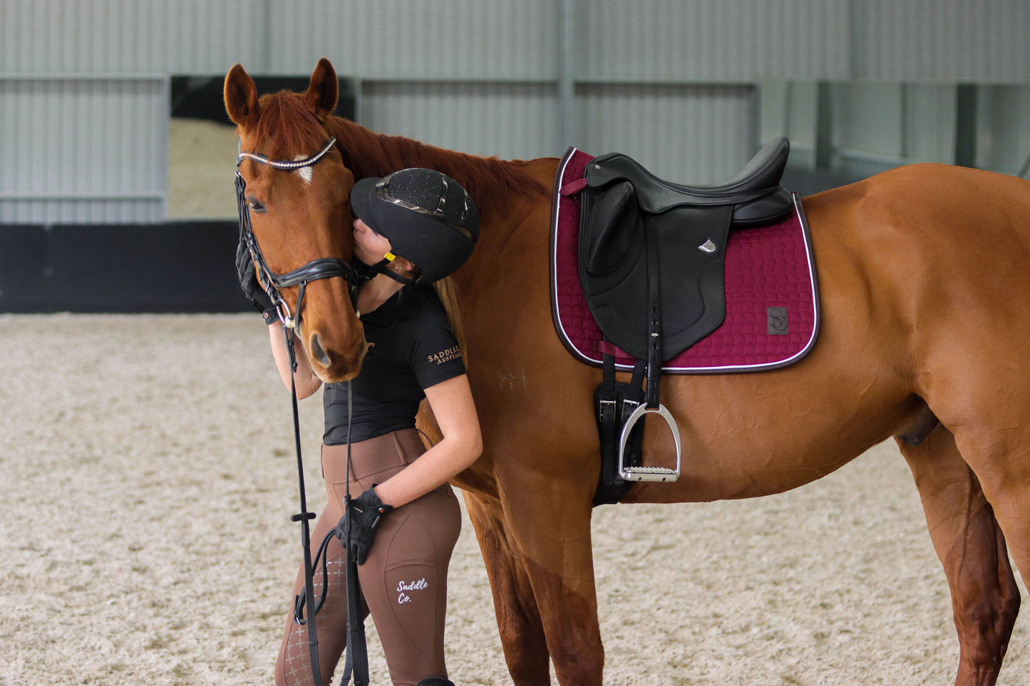 Saddle Co “The Label” Equestrian Tights - Chocolate