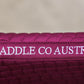 Saddle Co - ‘Lite’ Saddle Pad Merlot JUMP