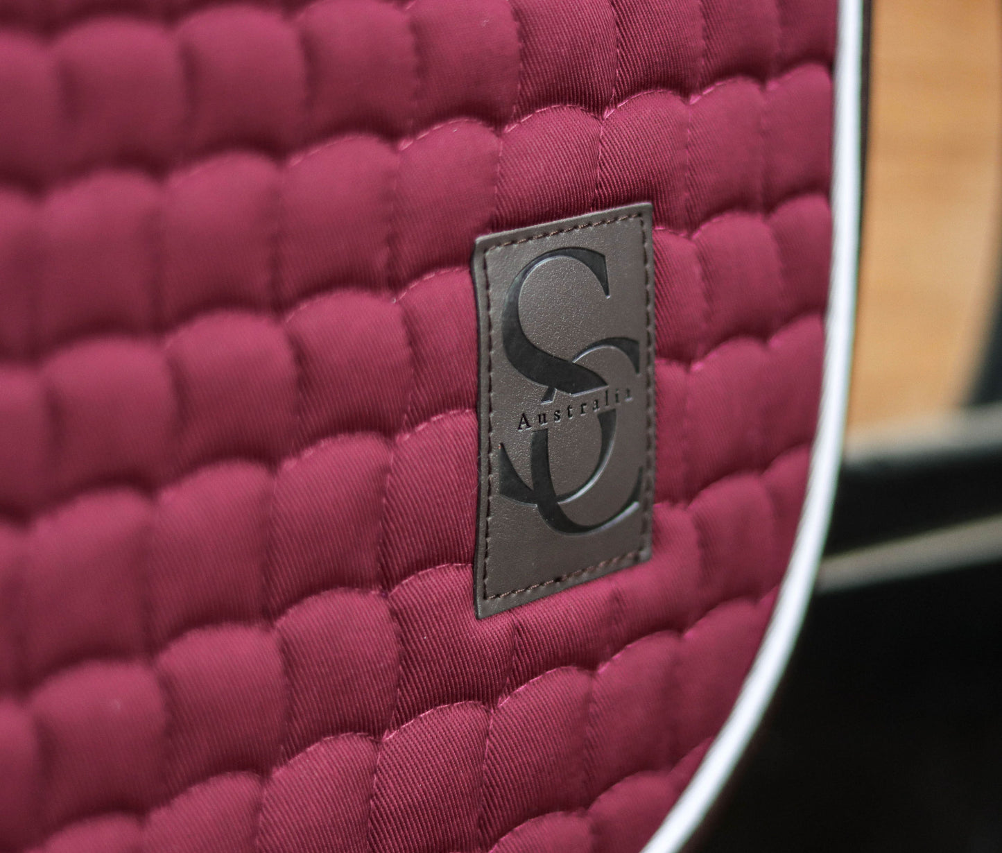 Saddle Co - ‘Lite’ Saddle Pad Merlot JUMP