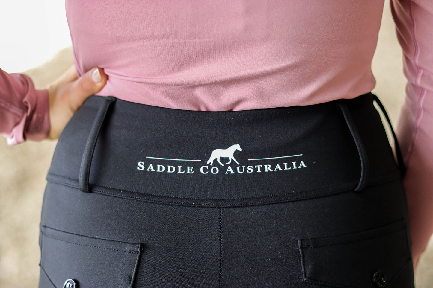 Saddle Co “The Label” Equestrian Tights - Classic Black